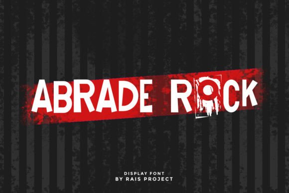 Abrade Rock: The Font That Commands Attention
