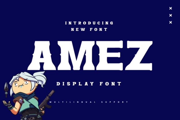 Amez: A Display Font for Strong Editorial Impact