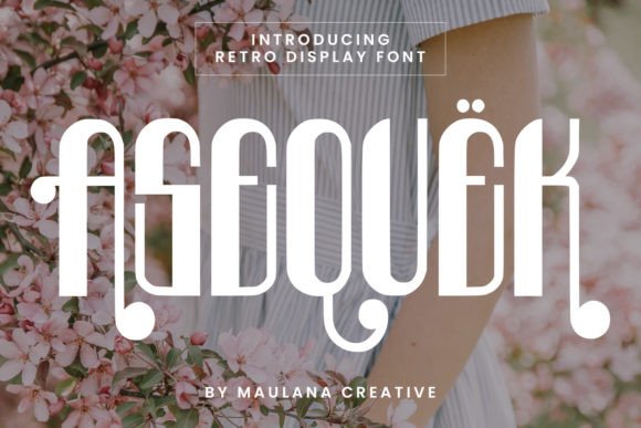 Asequek: The Font That Brings Nostalgia to Your Craft