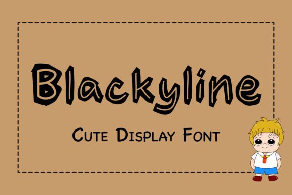 Blackyline: A Display Font for Bold Digital Branding