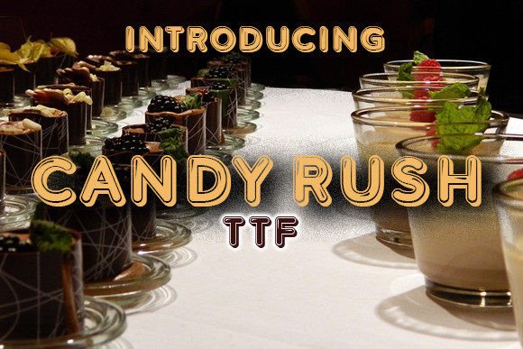 Candy Rush: A Display Font That Elevates Your Brand’s Visual Impact