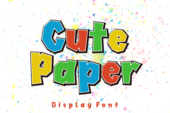 Cute Paper: A Playful Font for Editorial Design