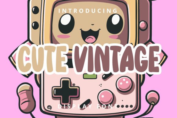 Cute Vintage Font for Editorial Design
