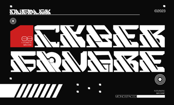 Cyber Square: A Font for the Future of Editorial Design