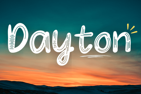 Dayton: A Vibrant Display Font for Digital Branding