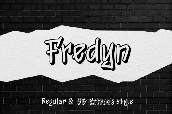 Fredyn: A Display Font for Editorial Design and Branding