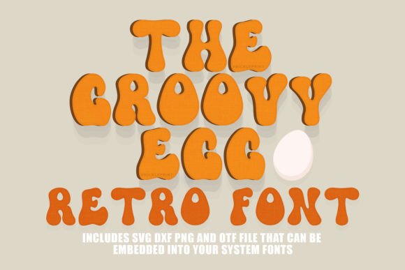 Groovy Egg: A Playful Font for Editorial Design