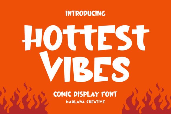 Hottest Vibes: A Display Font for Dynamic Web Design