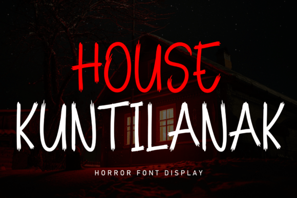 House Kuntilanak: A Display Font for Editorial Mood and Visual Hierarchy