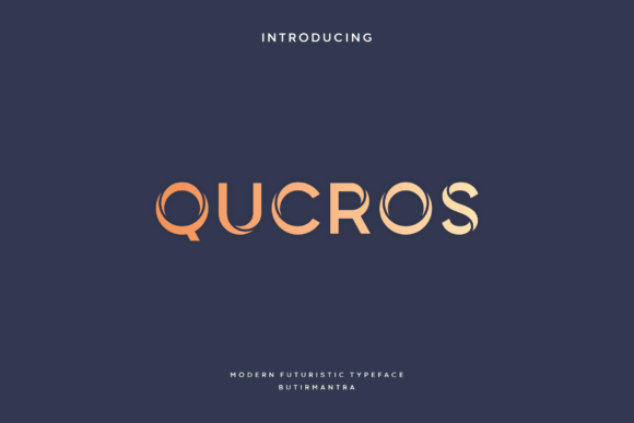 Qucros: A Timeless Display Font for Crafters and Designers