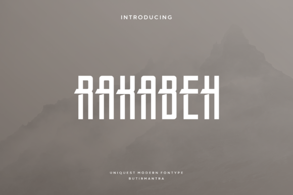 Rakabeh: A Modern Display Font for Digital Branding
