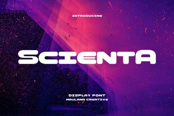 Scienta: A Bold Display Font for Editorial Design