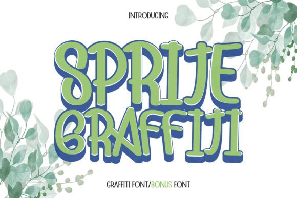 Sprite Graffiti: A Bold Font for Campaigns That Demand Attention