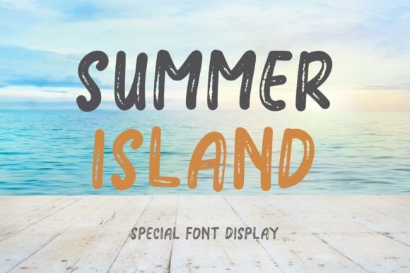Summer Island: A Font for Campaigns with a Fresh Vibe