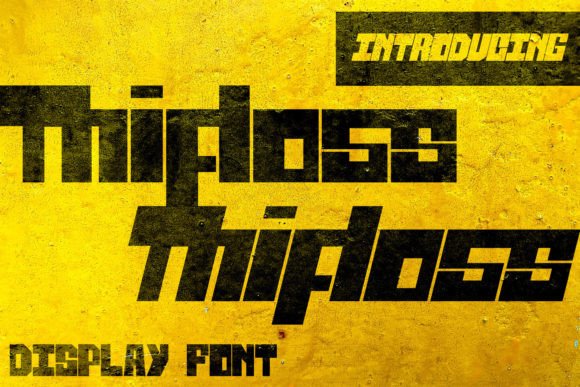 Thifloss: The Bold Font That Elevates Your Brand