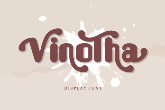 Vinotha: A Font for Editorial Elegance