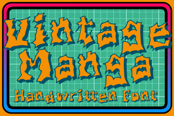 Vintage Manga: A Font for Timeless Design Impact
