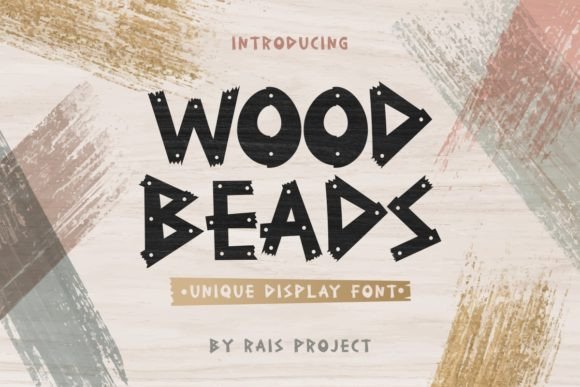 Wood Beads Font: A Designer’s Take on a Unique Typographic Choice
